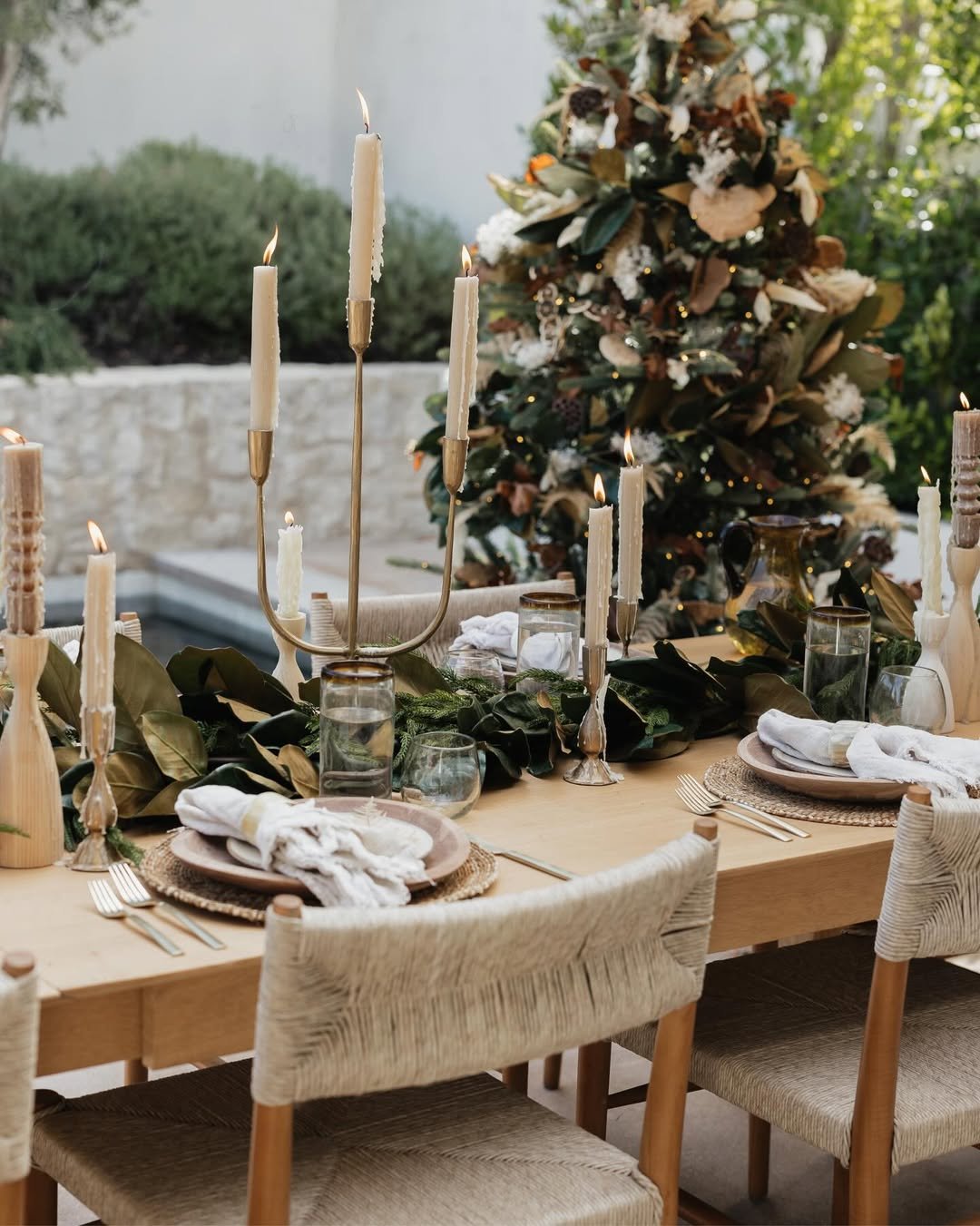 Boho Neutral Table Setting