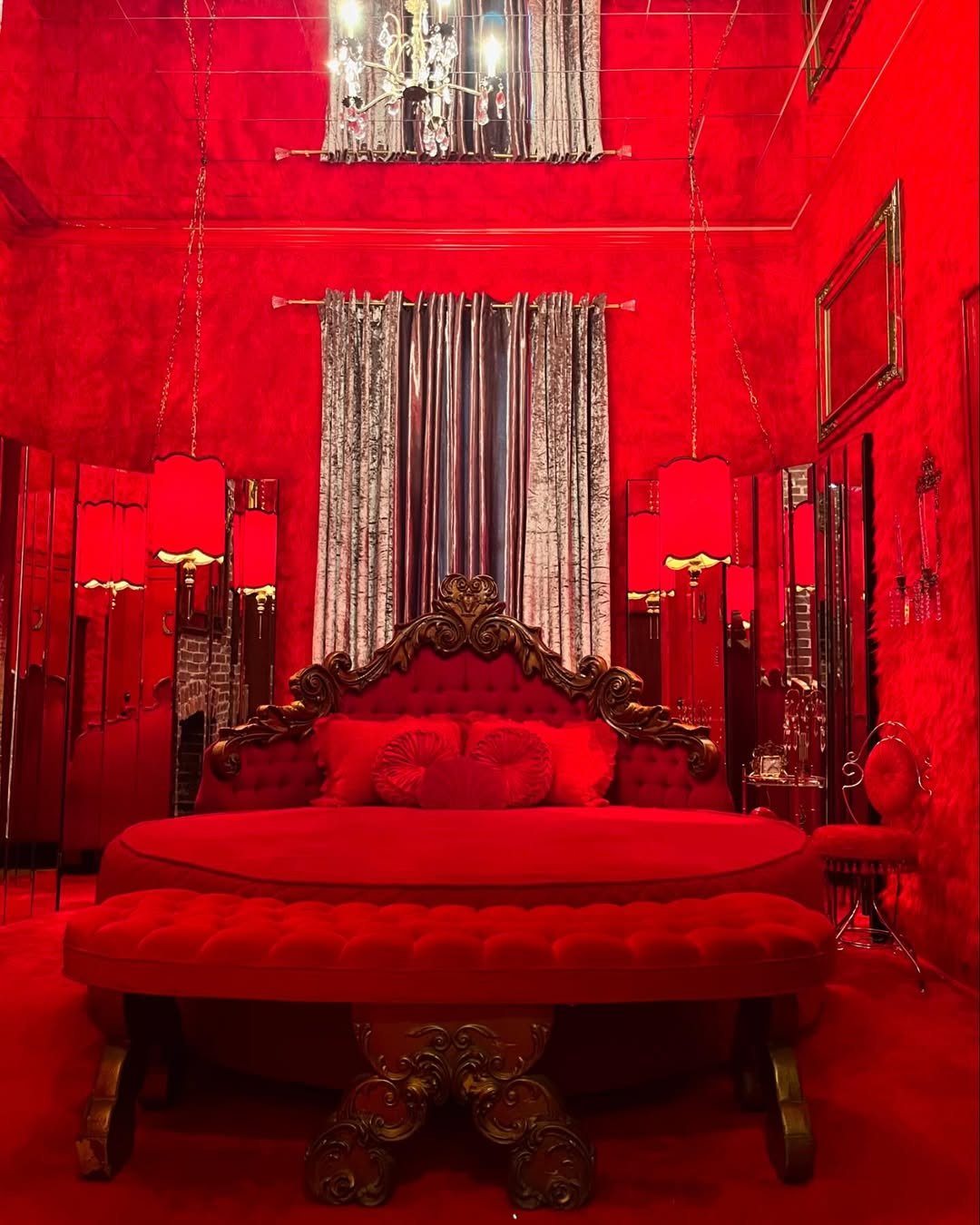 Boudoir with a Crimson Mirror