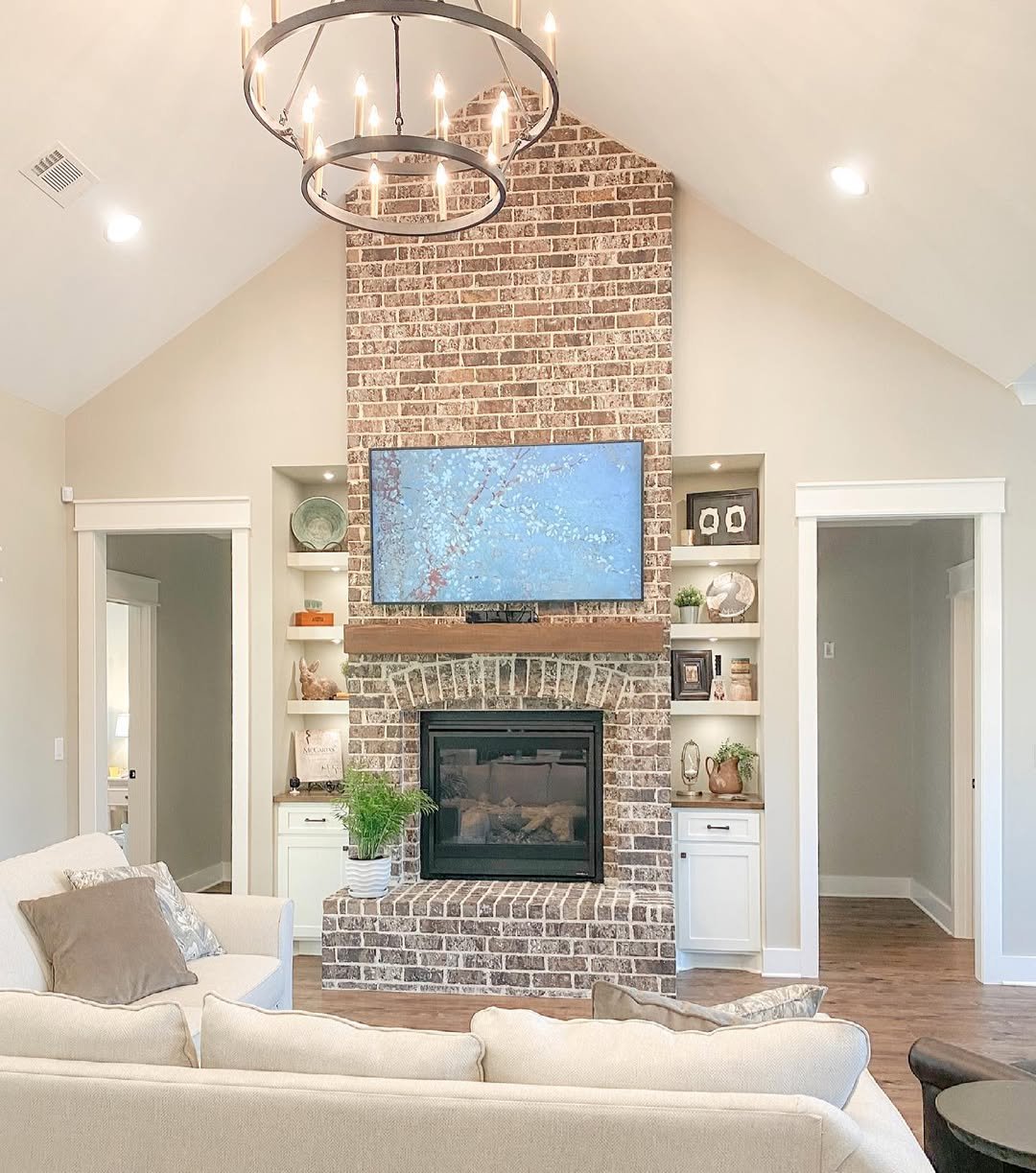 Brick Chimney with a Vaulted Form