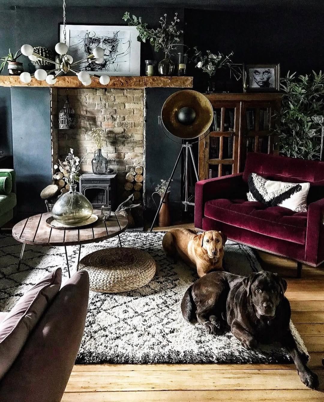 Brick Velvet Eclectic Style