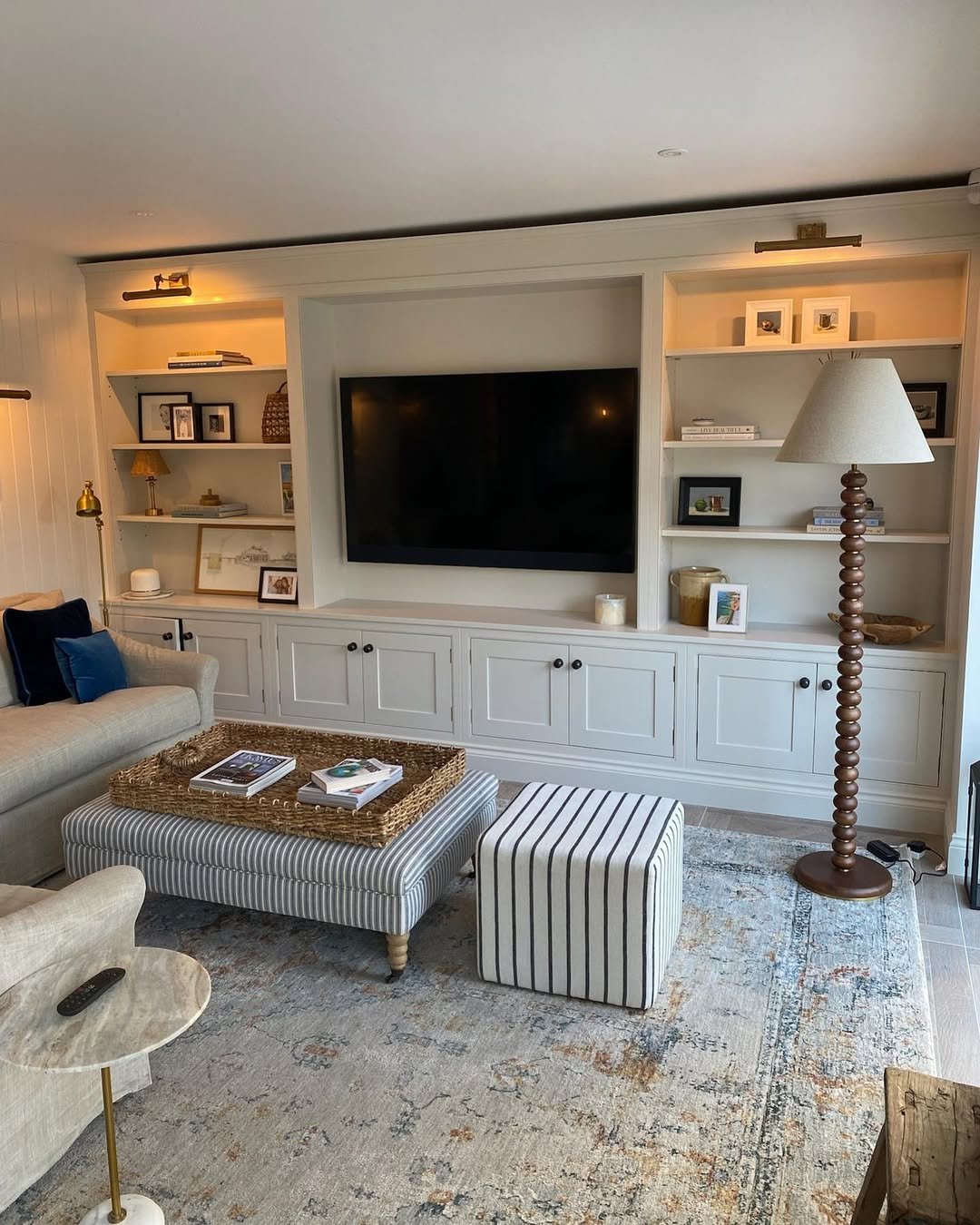 British-Style Built-In Media Unit