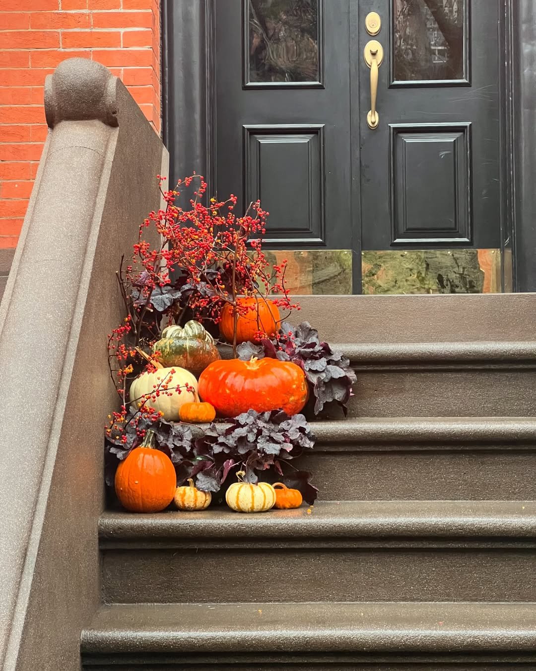 Brooklyn Fall Stoop Display
