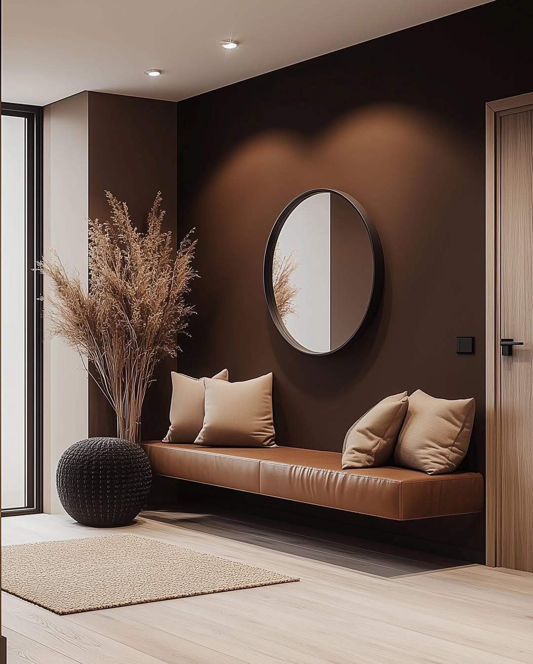 Brown with Sleek Minimal Style 14