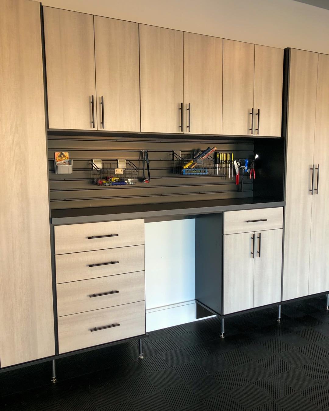 Cabinet Wall in Light Wood