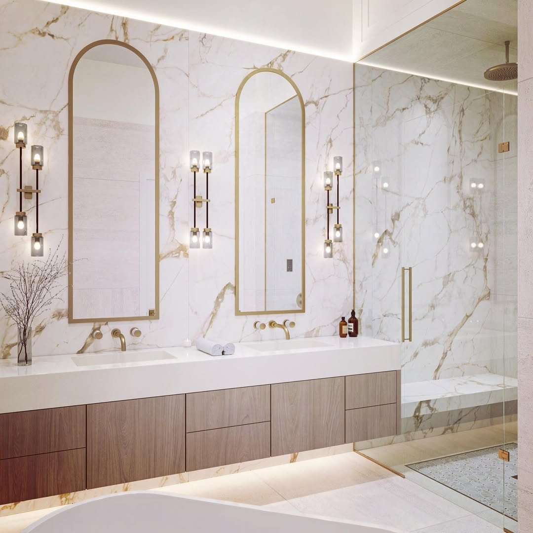 Calacatta Gold Bathroom Suite