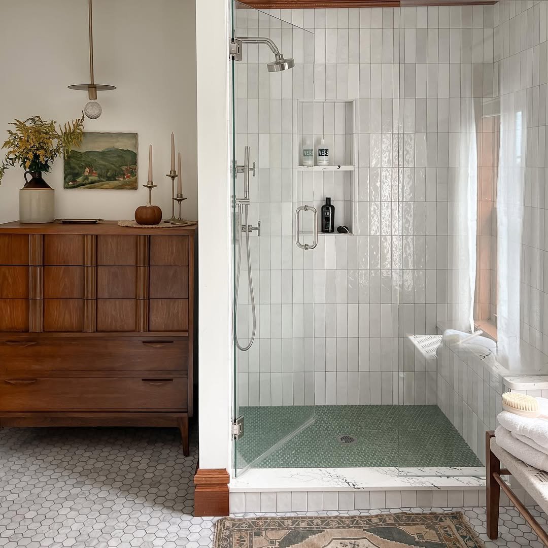 Calm Autumn Bathroom Styling With Natural Light