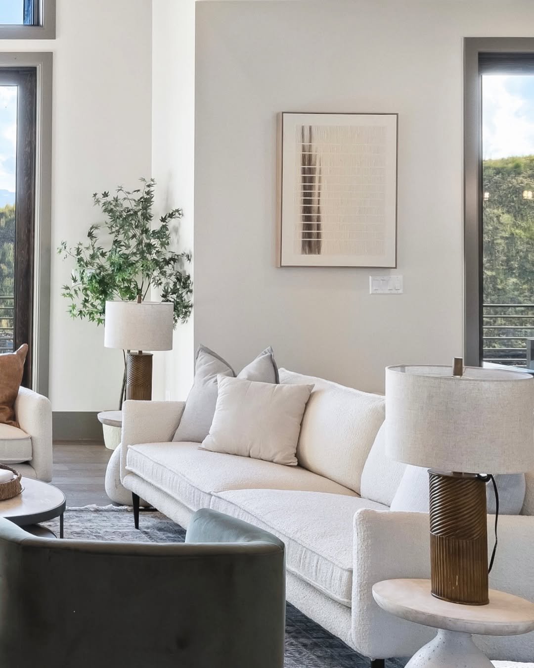 Calm Mountain Modern Style