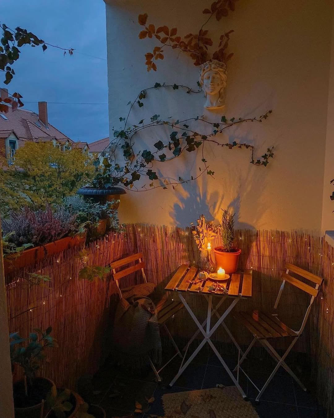 Candlelit Balcony Corner