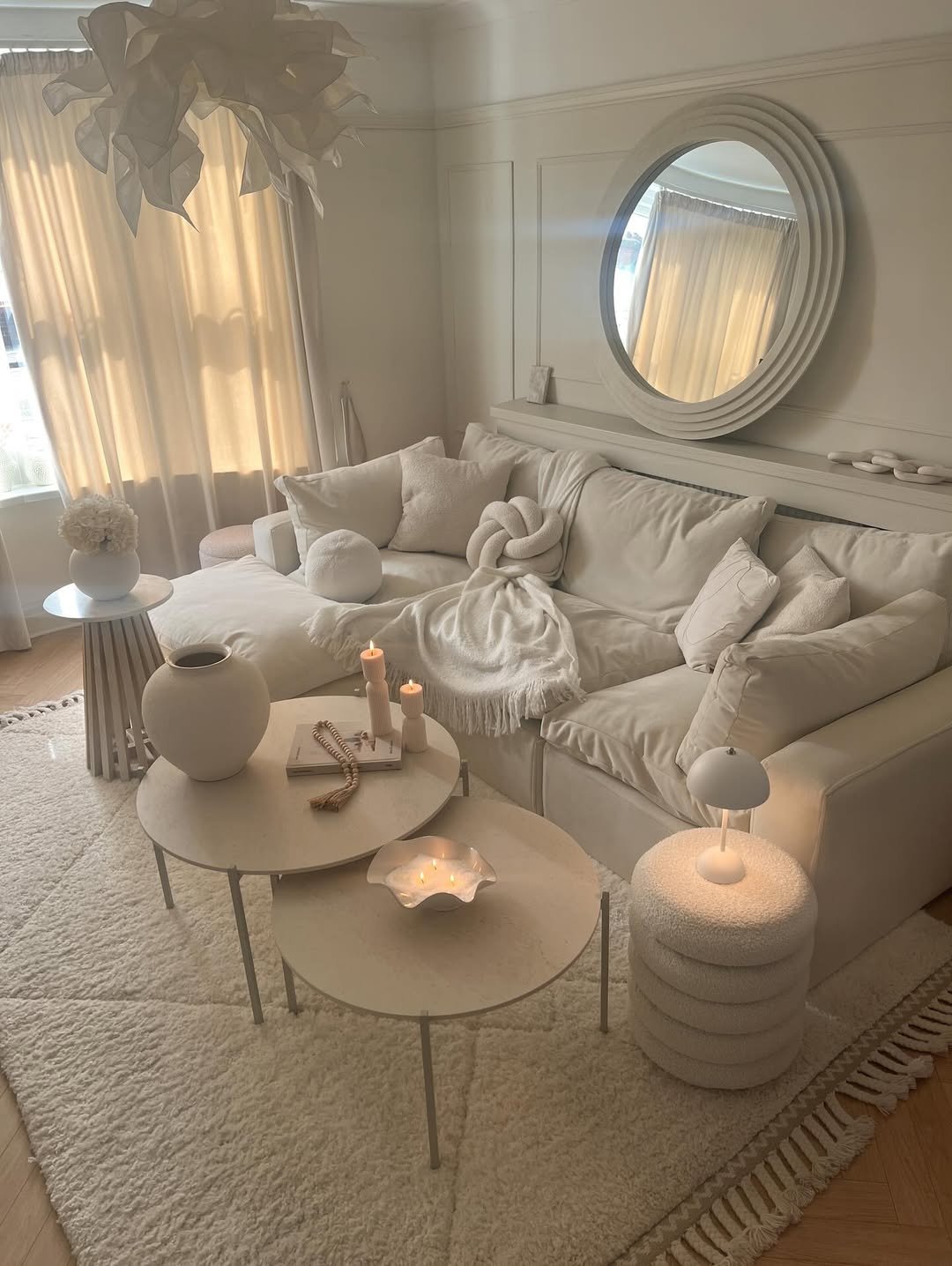 Candlelit Boucle Room
