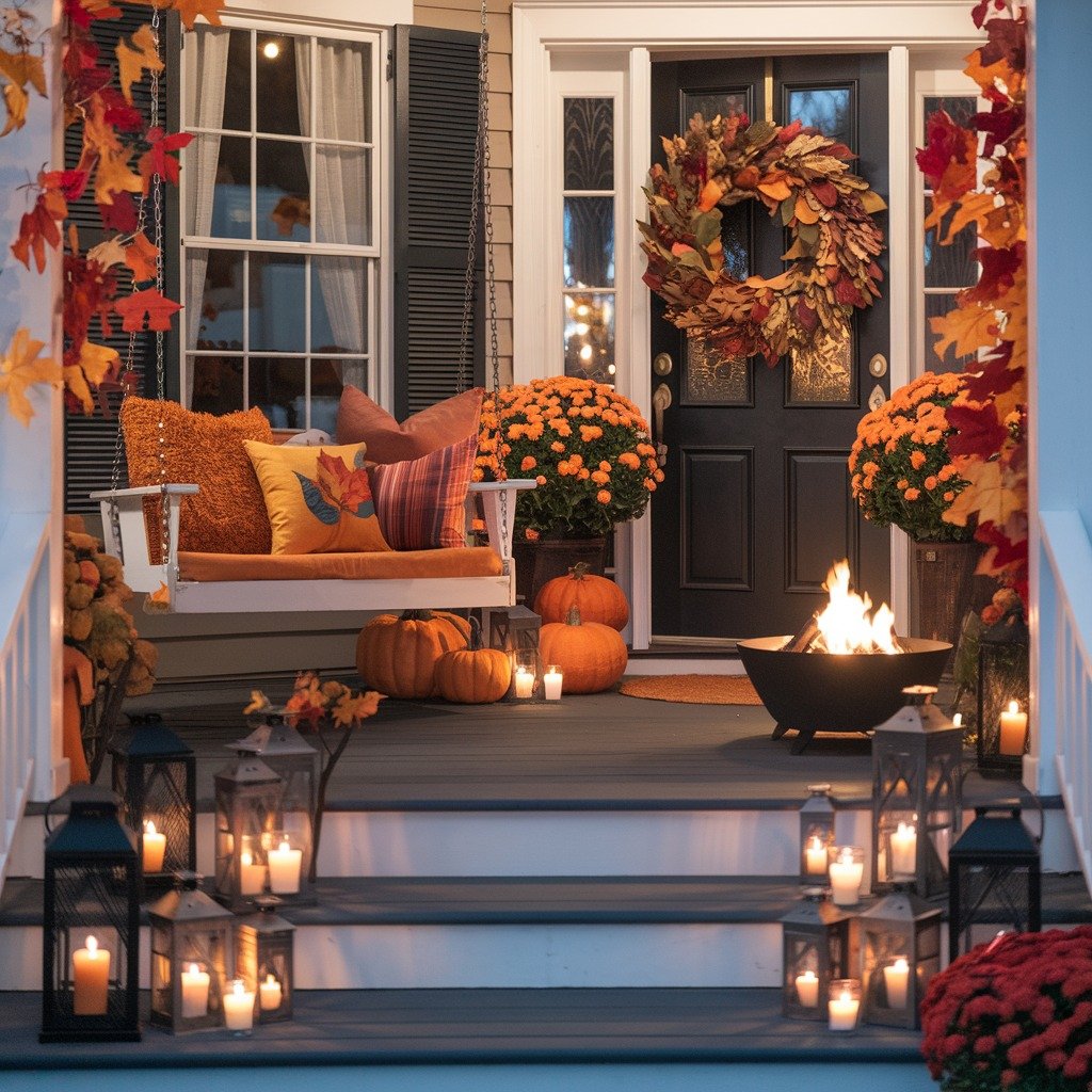 Candlelit Evening Porch
