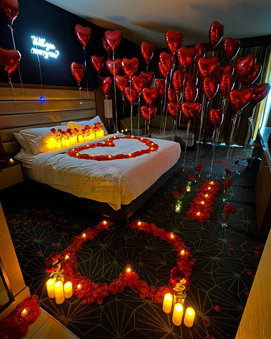 Candlelit Heart Bedroom