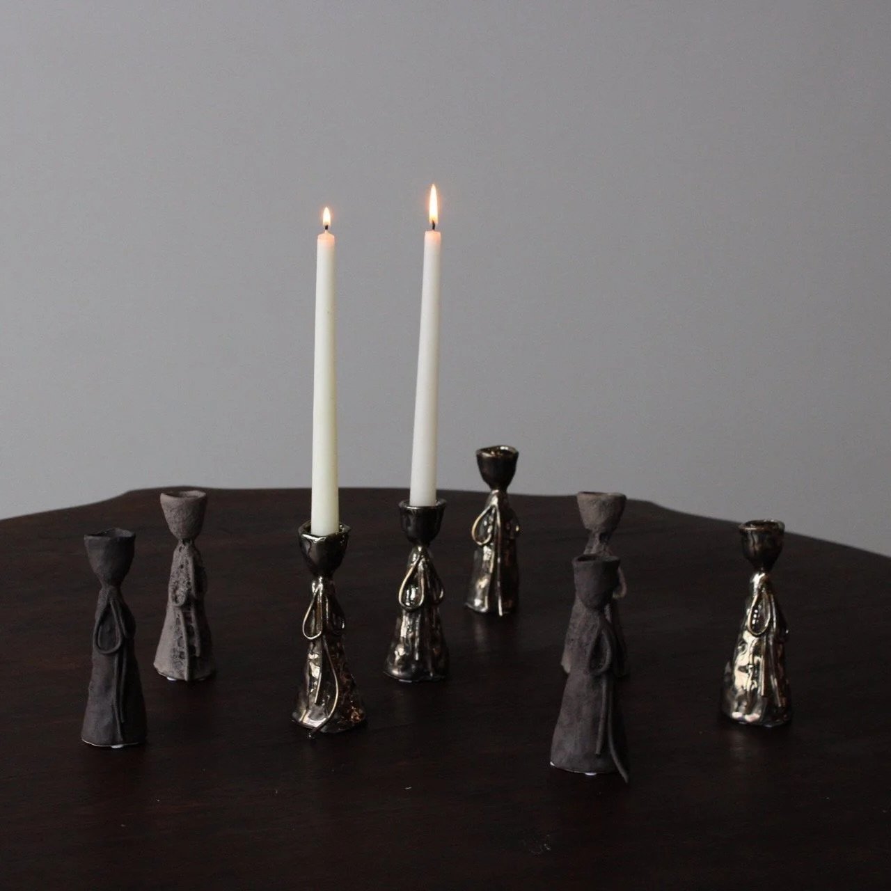 Ceramic Figure Candlestick