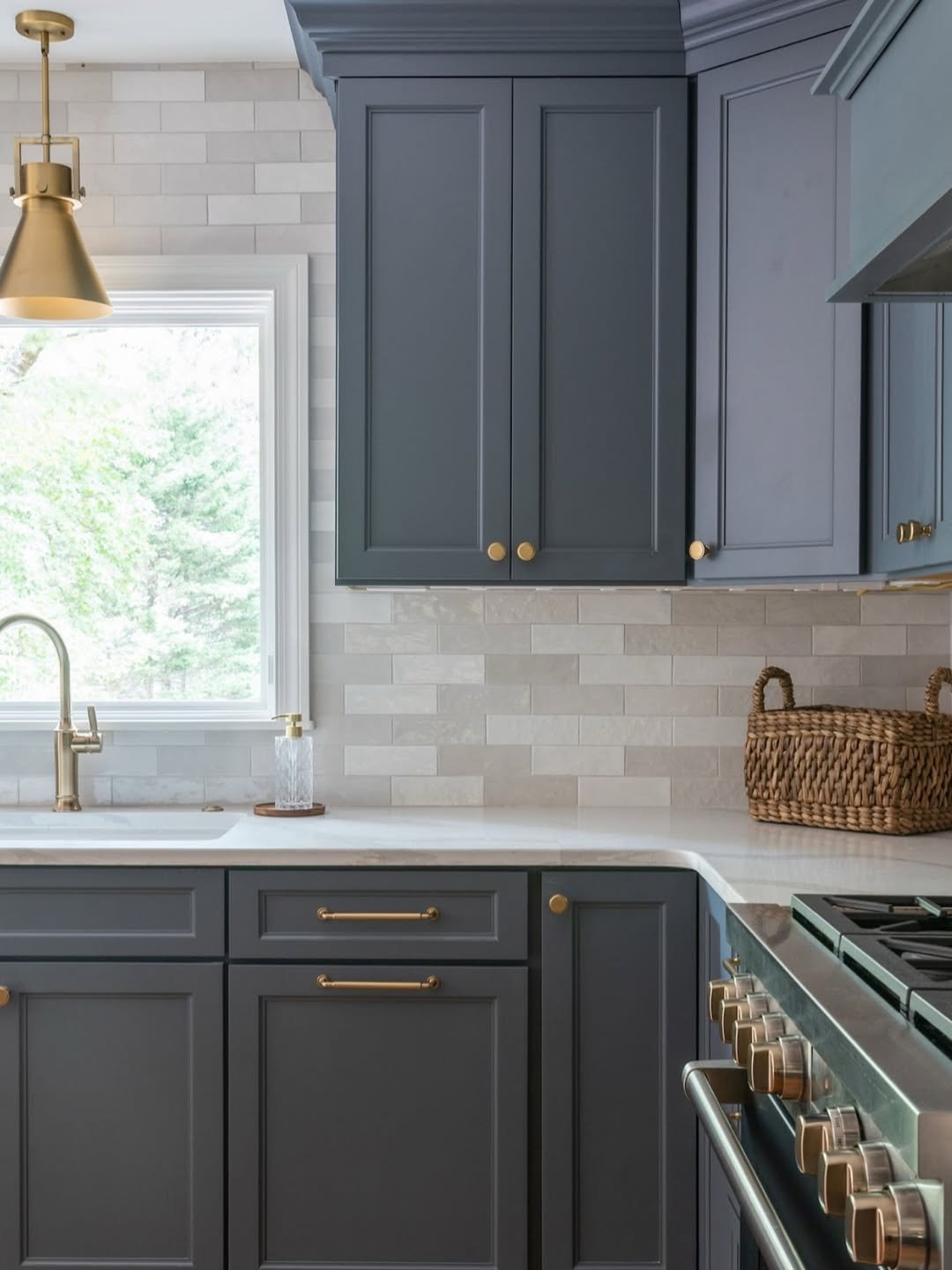 Charcoal Blue Shaker Kitchen
