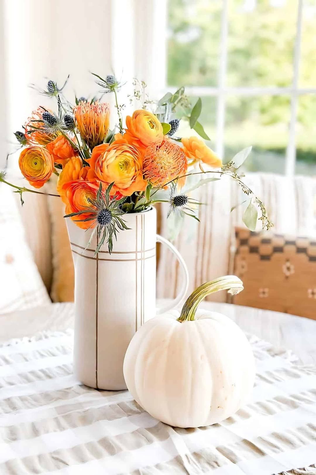 Citrus Arrangement with Soft Lighting