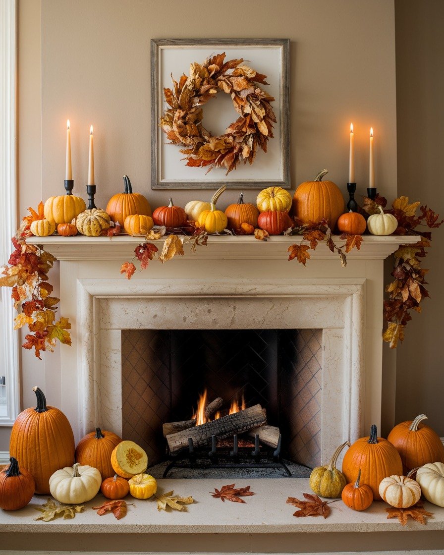 Classic October Mantel