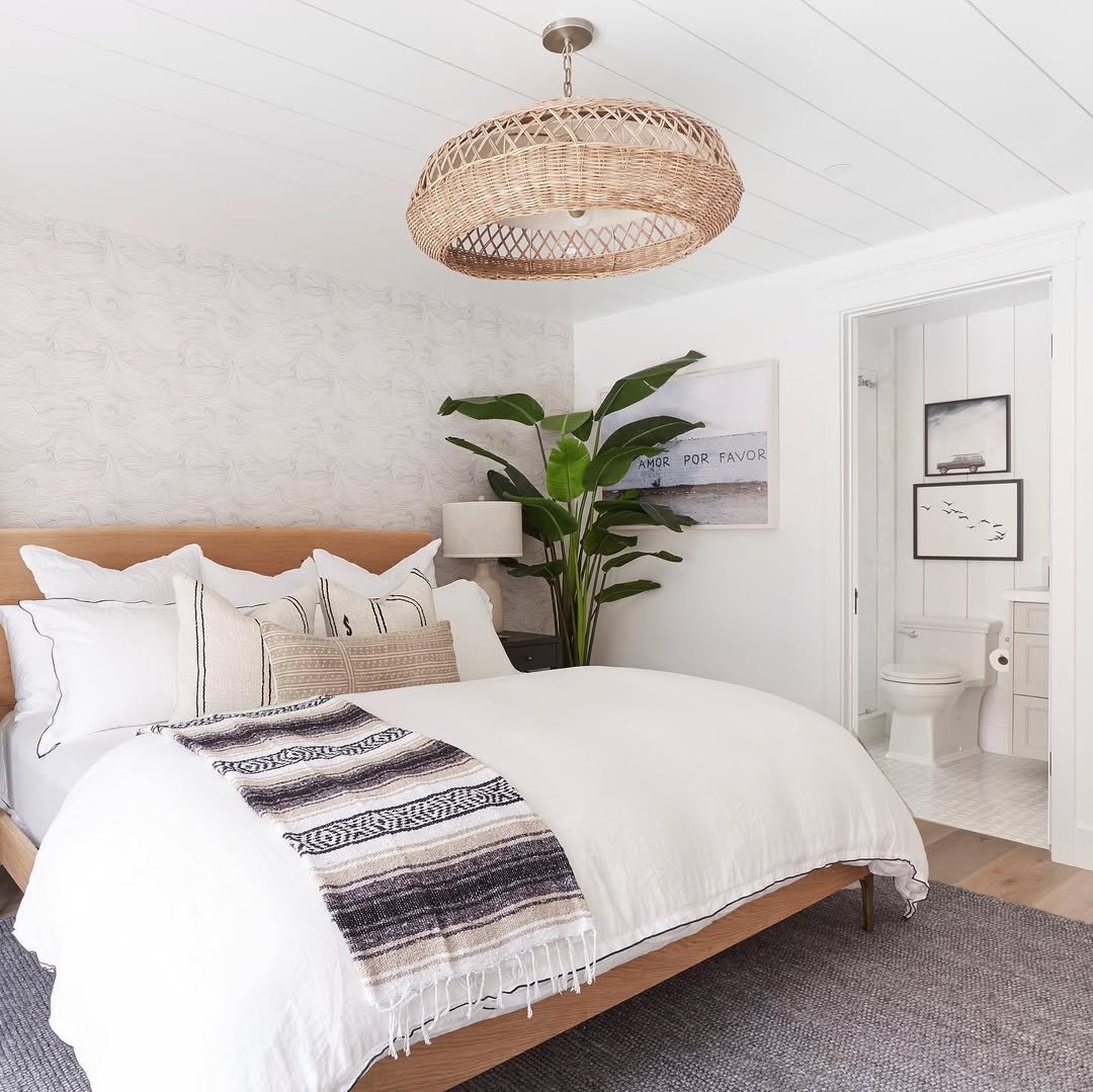 Coastal Shiplap Bedroom