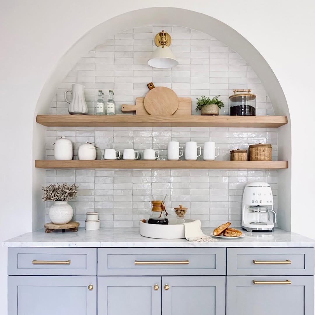 Coffee Station in an Arch
