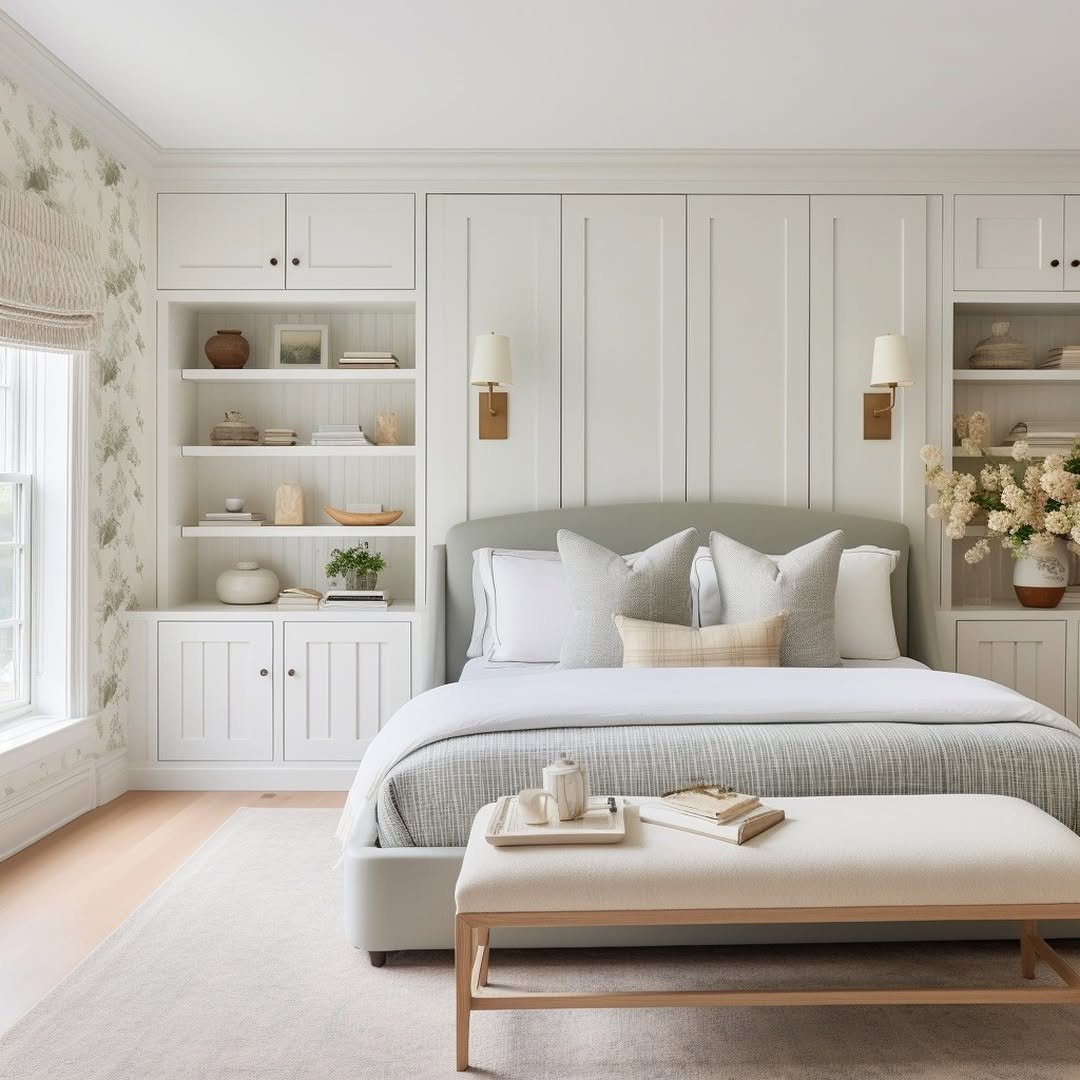 Cottage Bedroom Built-Ins
