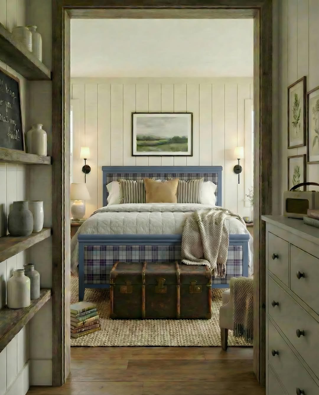 Cottage Plaid Retreat