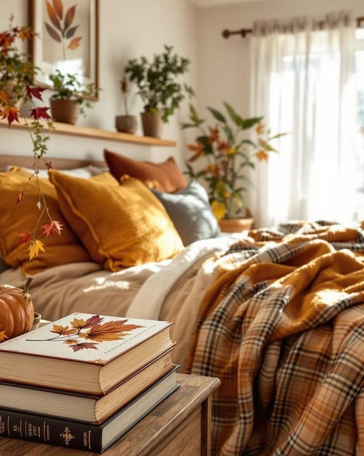 Cozy Autumn Reader Bedroom Retreat