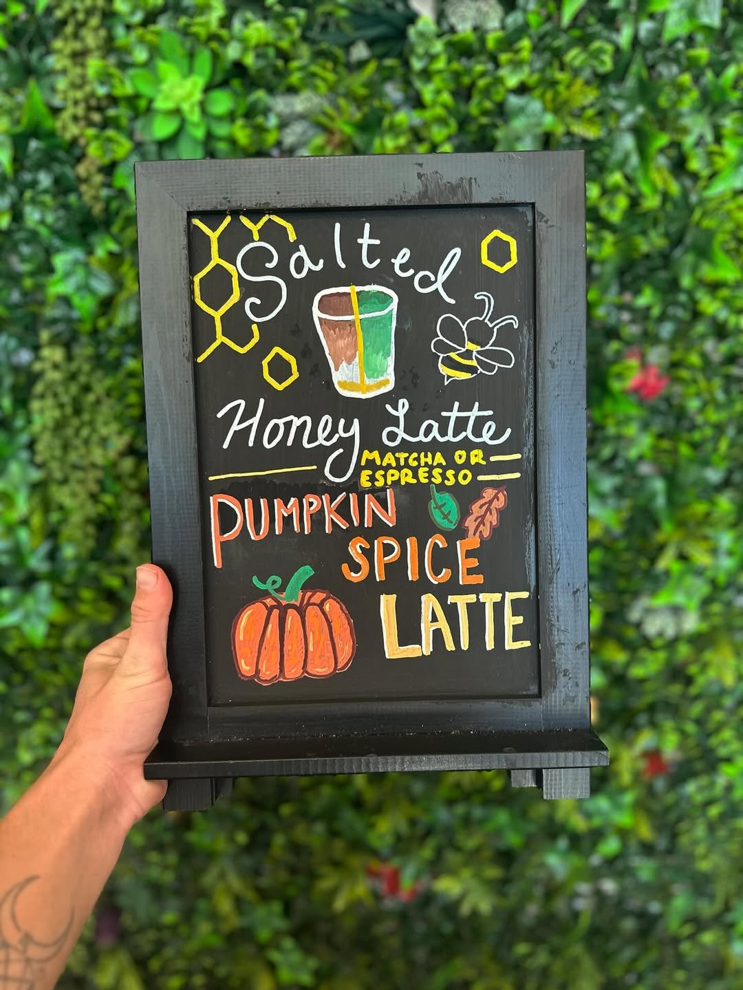 Cozy Menu for a Fall Coffee Shop