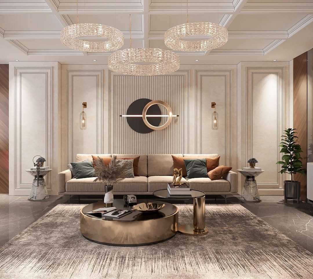 Crystal Ring Chandelier