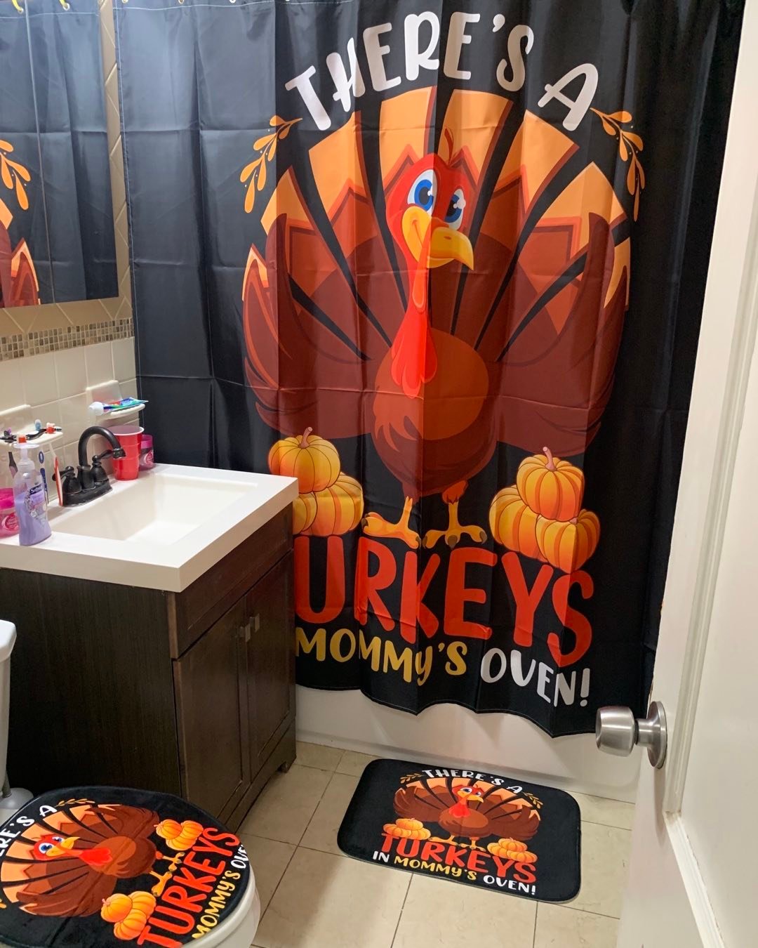 Curtains with Turkey Motifs