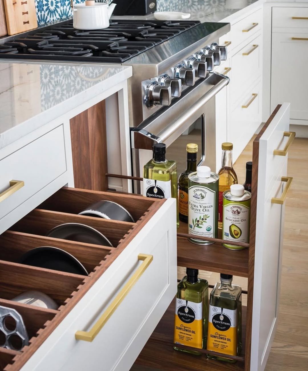 Custom Drawer and Oil Pull Out