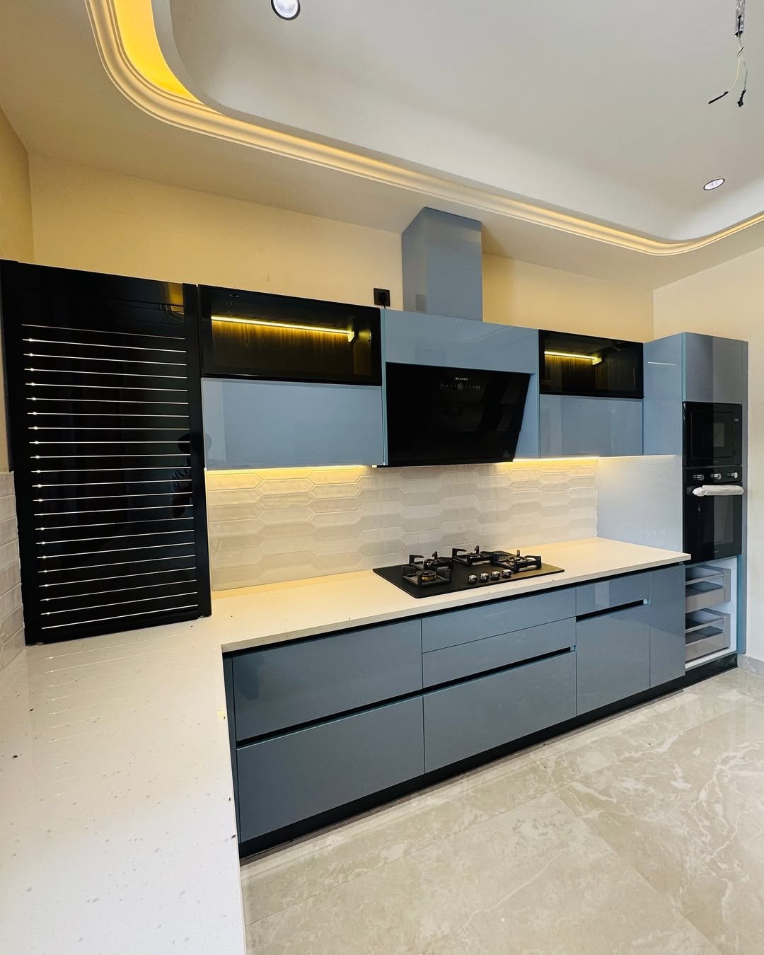 Dark Urban Sleek Matte Cabinetry 9