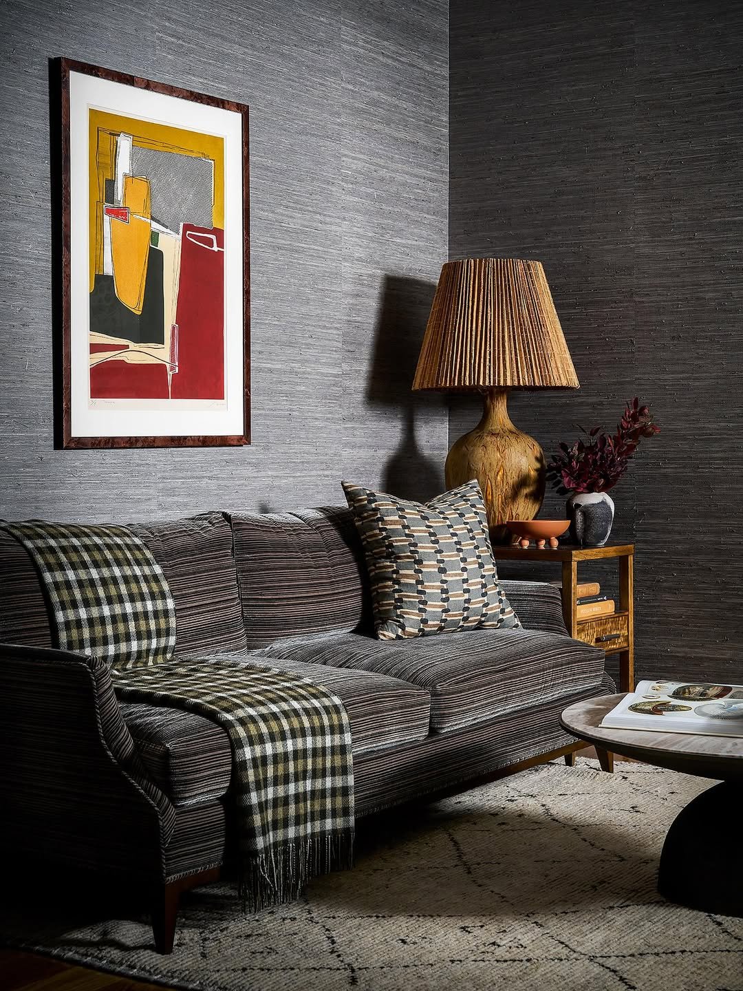 Deep Walnut Library Room