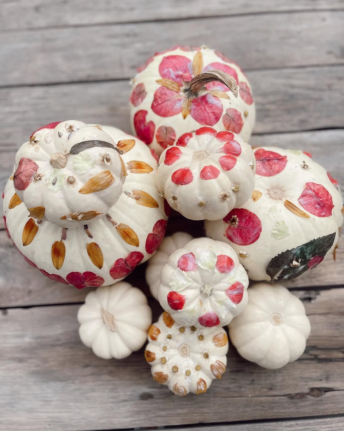 DIY Flower Pumpkin