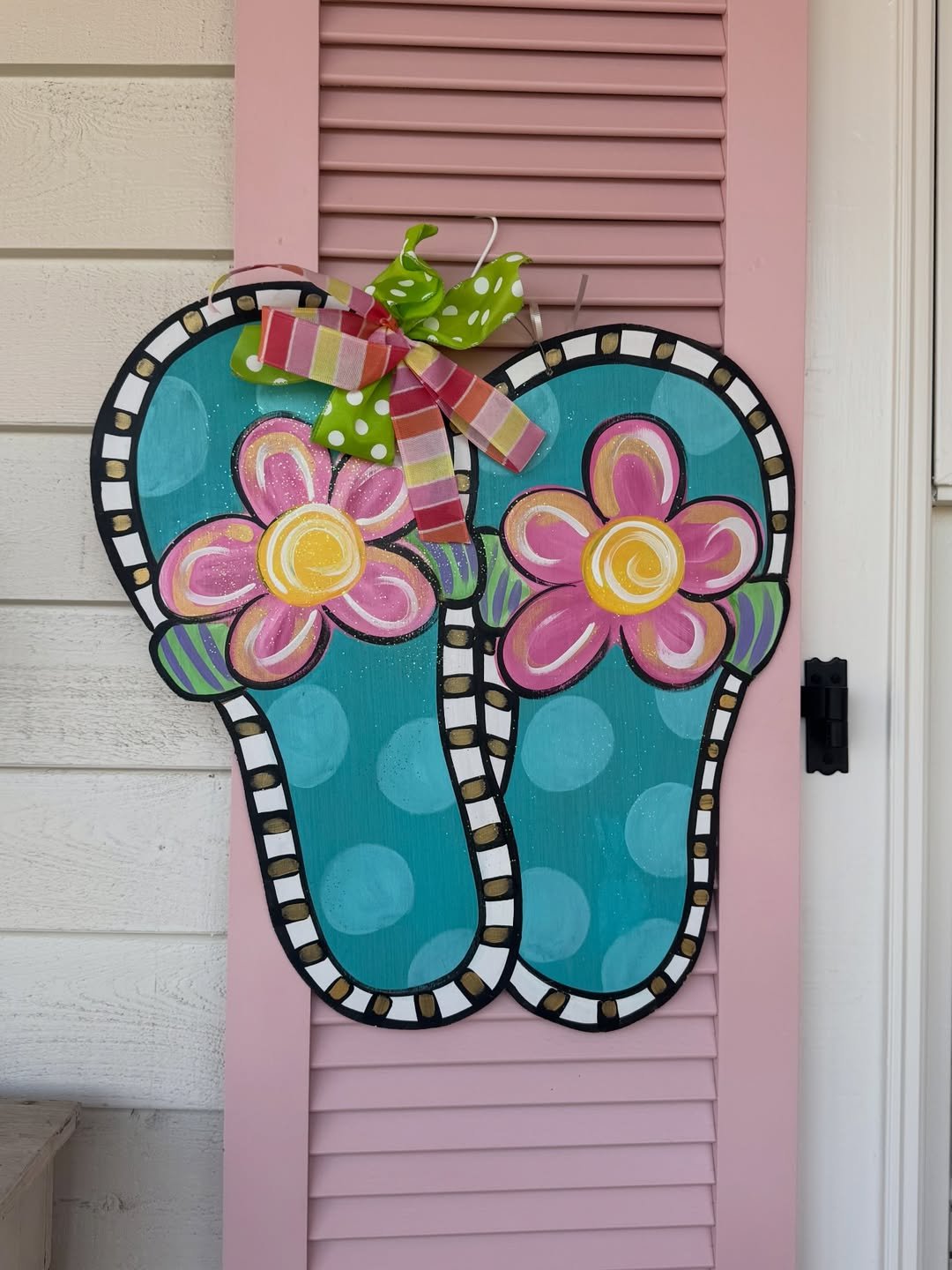 Door Hanger With Flip-Flops