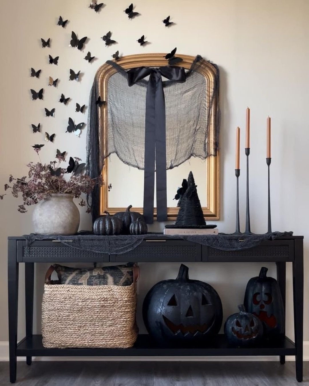 Dramatic Console Decor