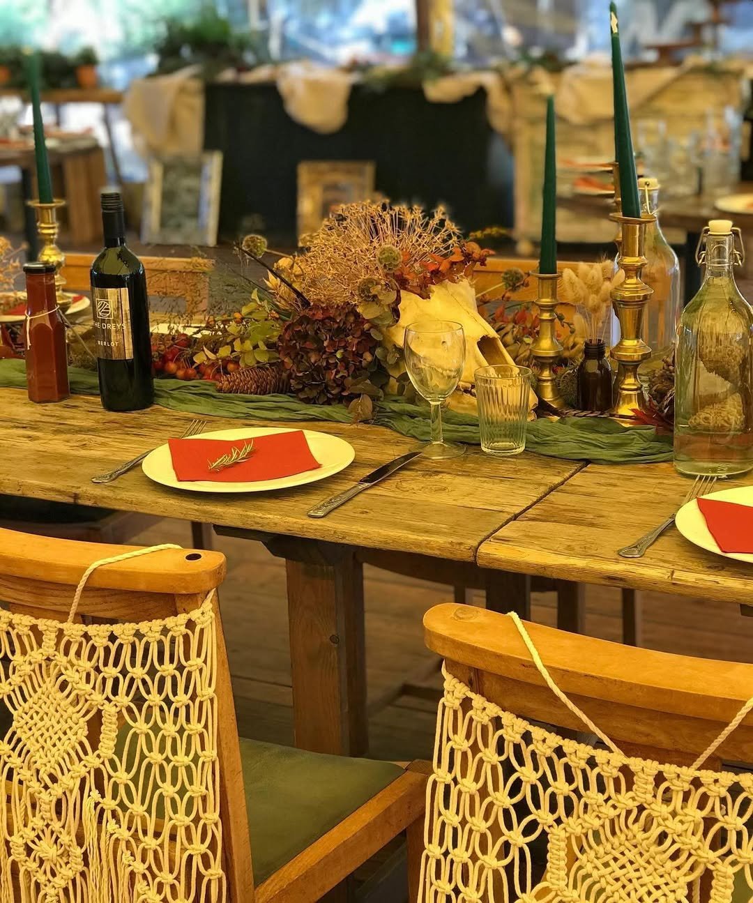 Dried Boho Botanical Table