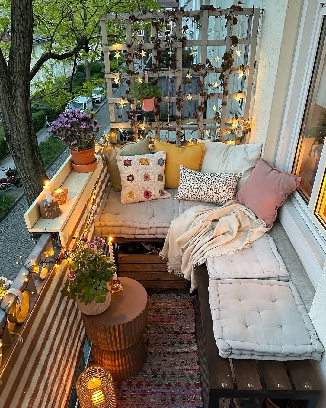 Fairy Lights and Floor Cushions
