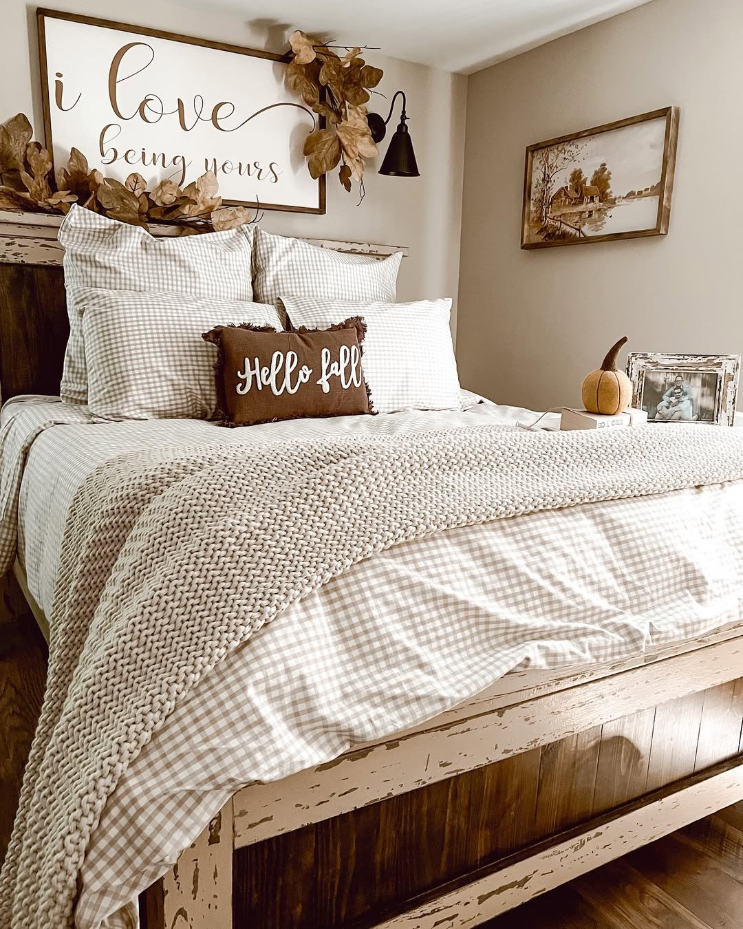 Fall Gingham Comfort