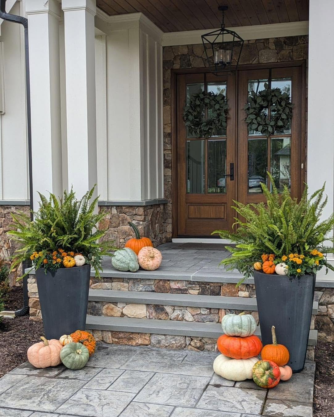 Fall Planter Reuse