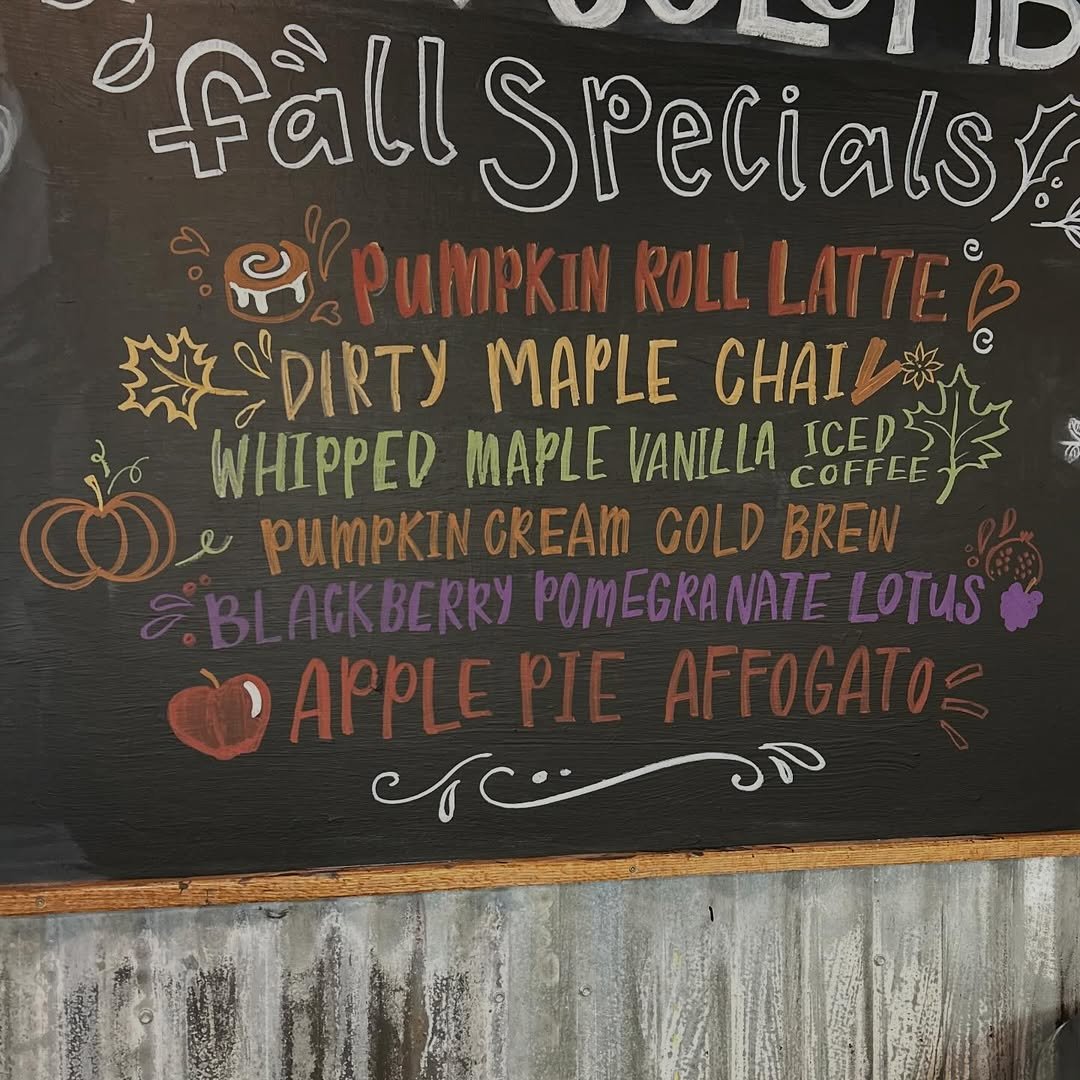 Fall Specials Chalkboard