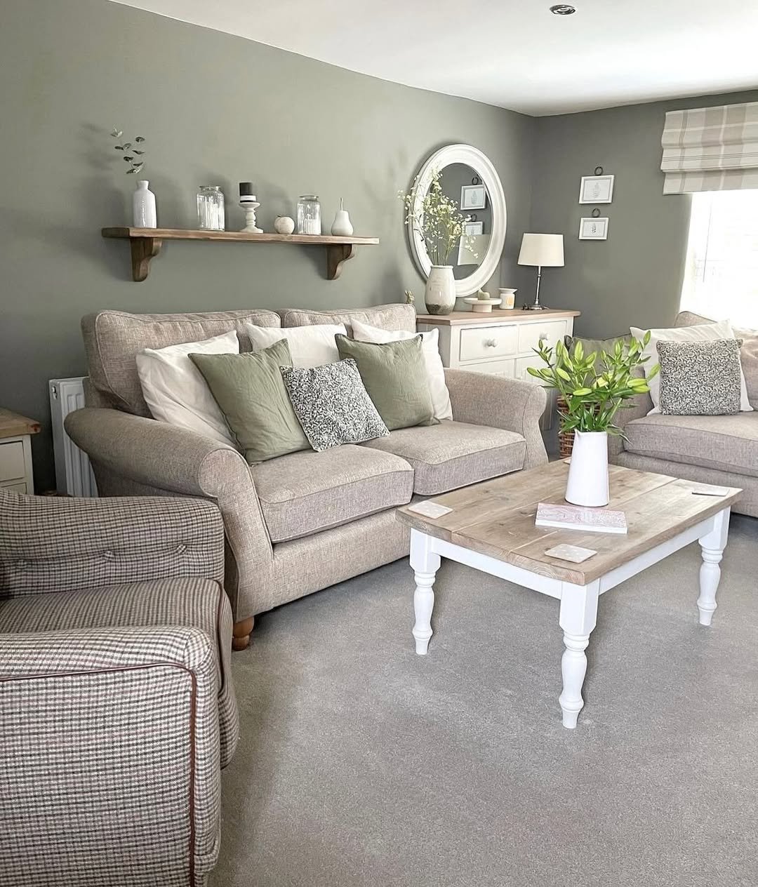 Family Room in Sage