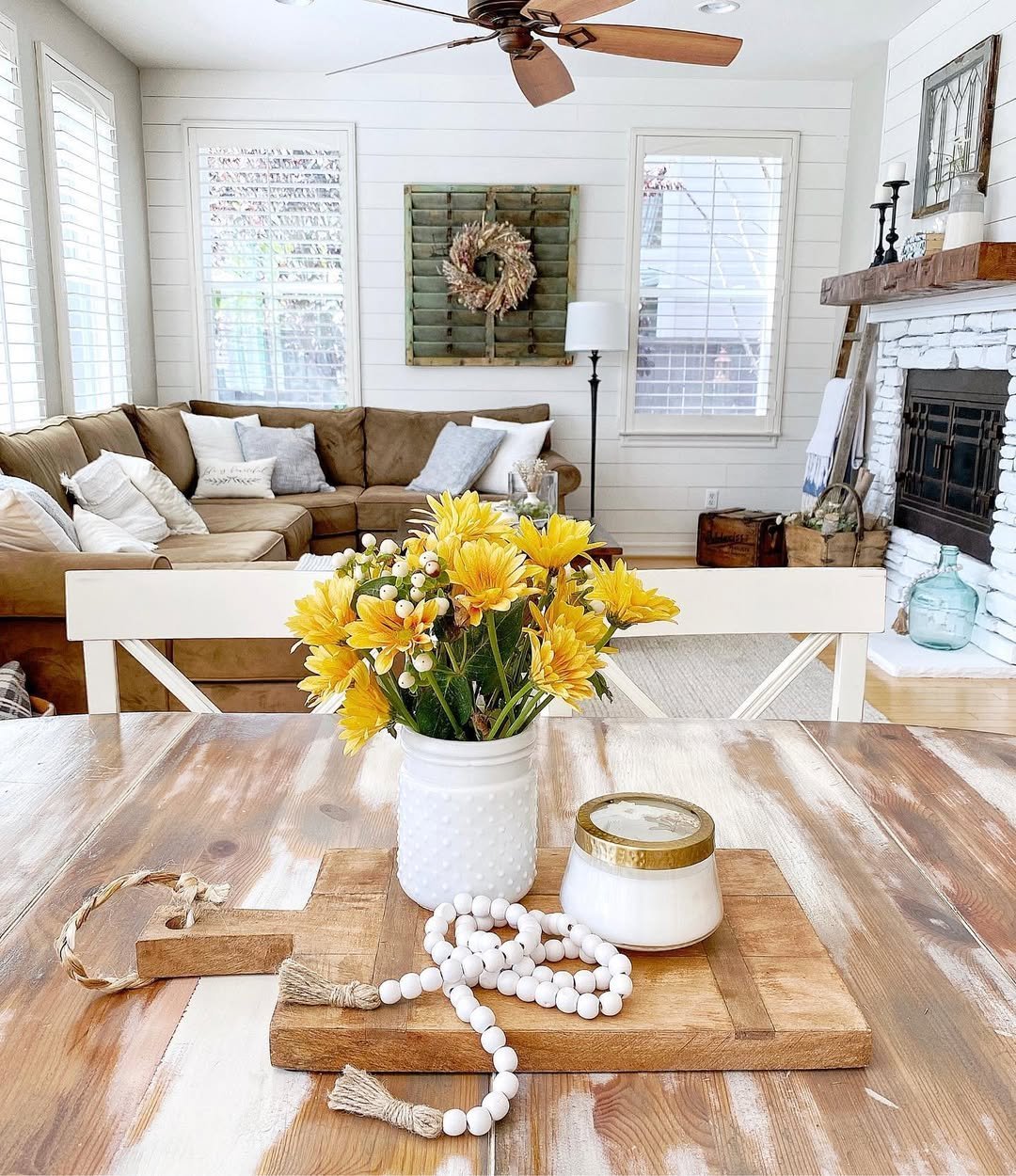 Farmhouse Sunny Living Room