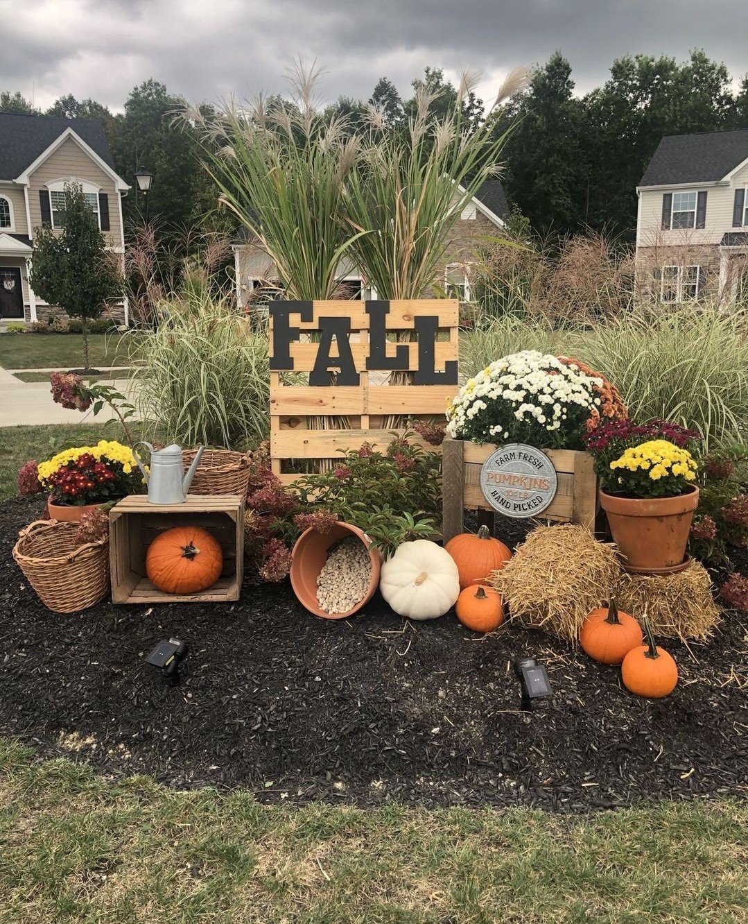 Farmstand Style Fall Display