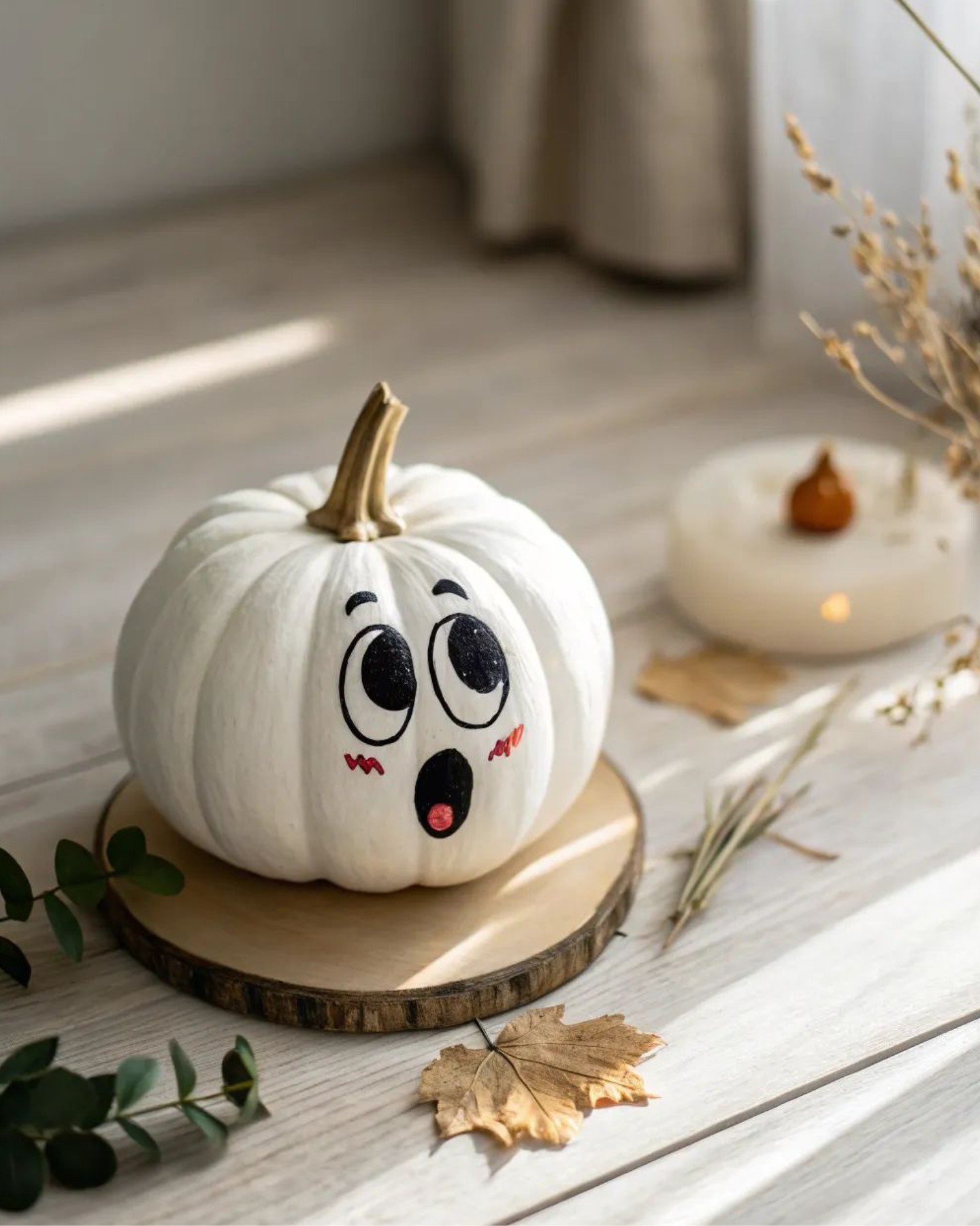 Fast Minimal Ghost Pumpkin Face