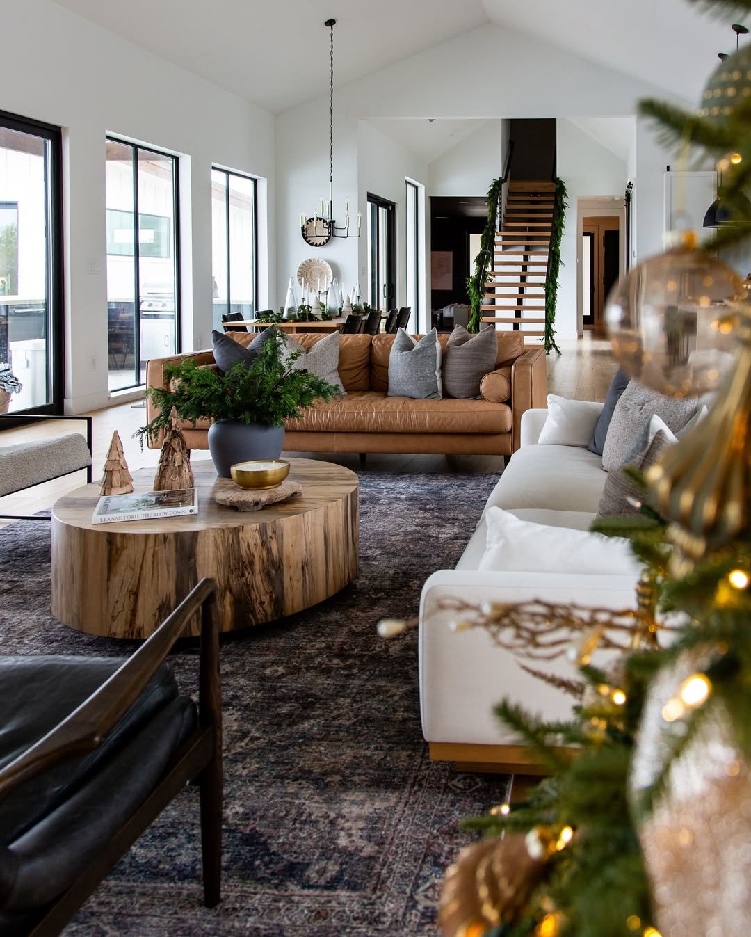 Festive Glow in the Cabin