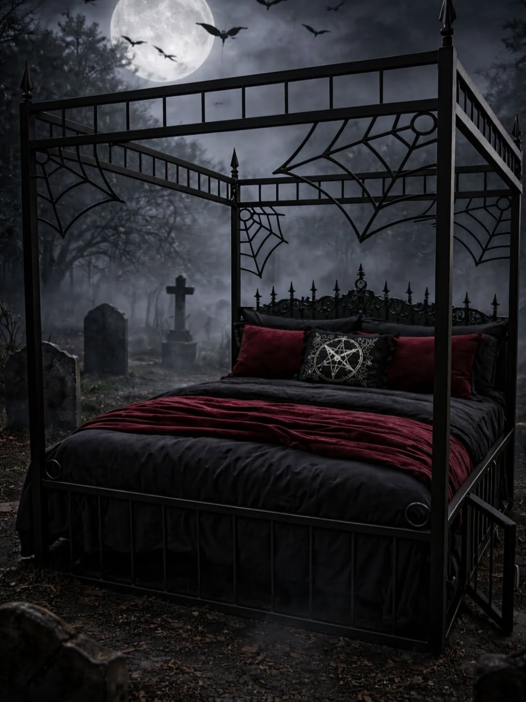 Frame for a Graveyard Canopy