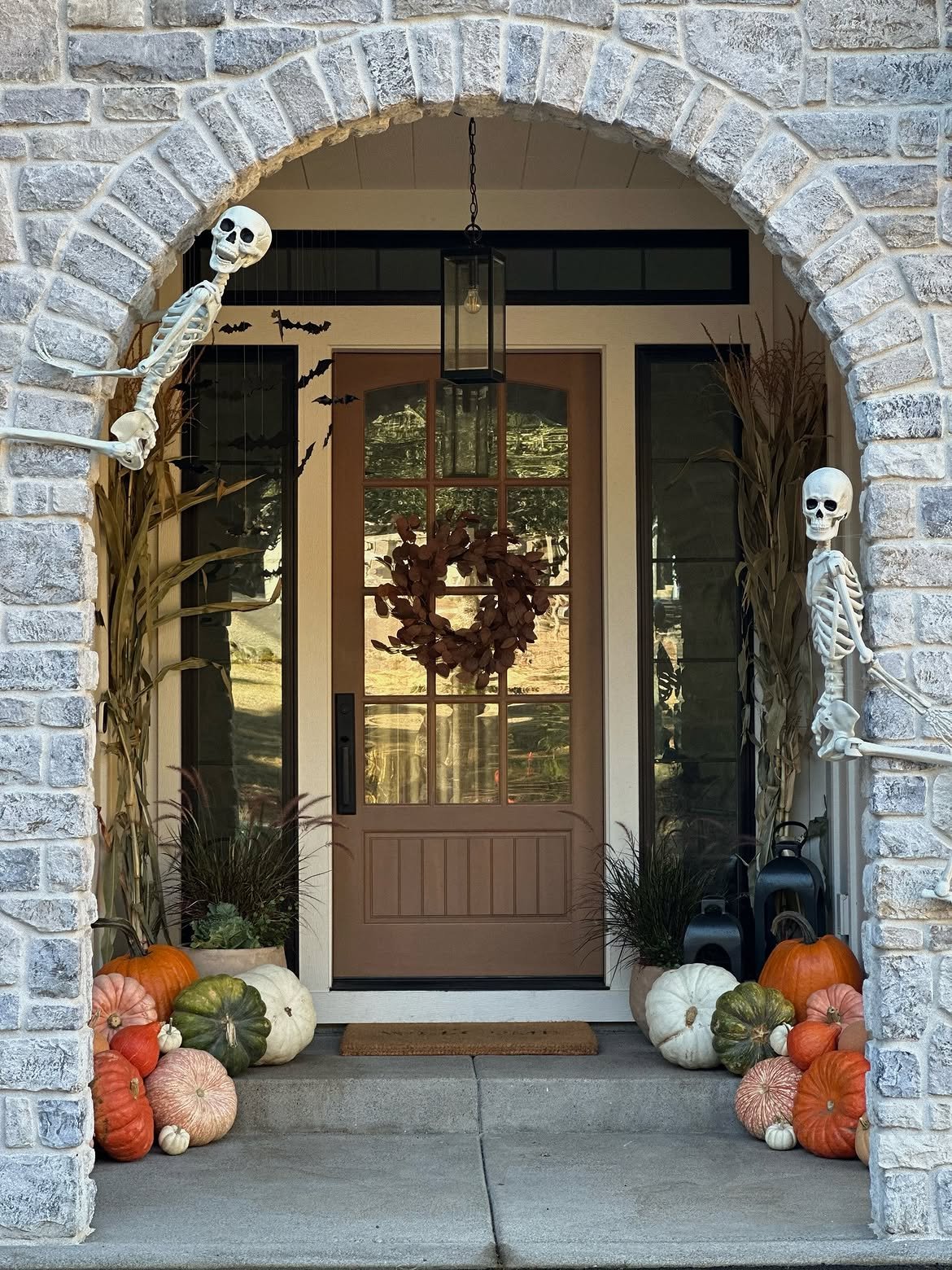 Front Door Decor for an Archway