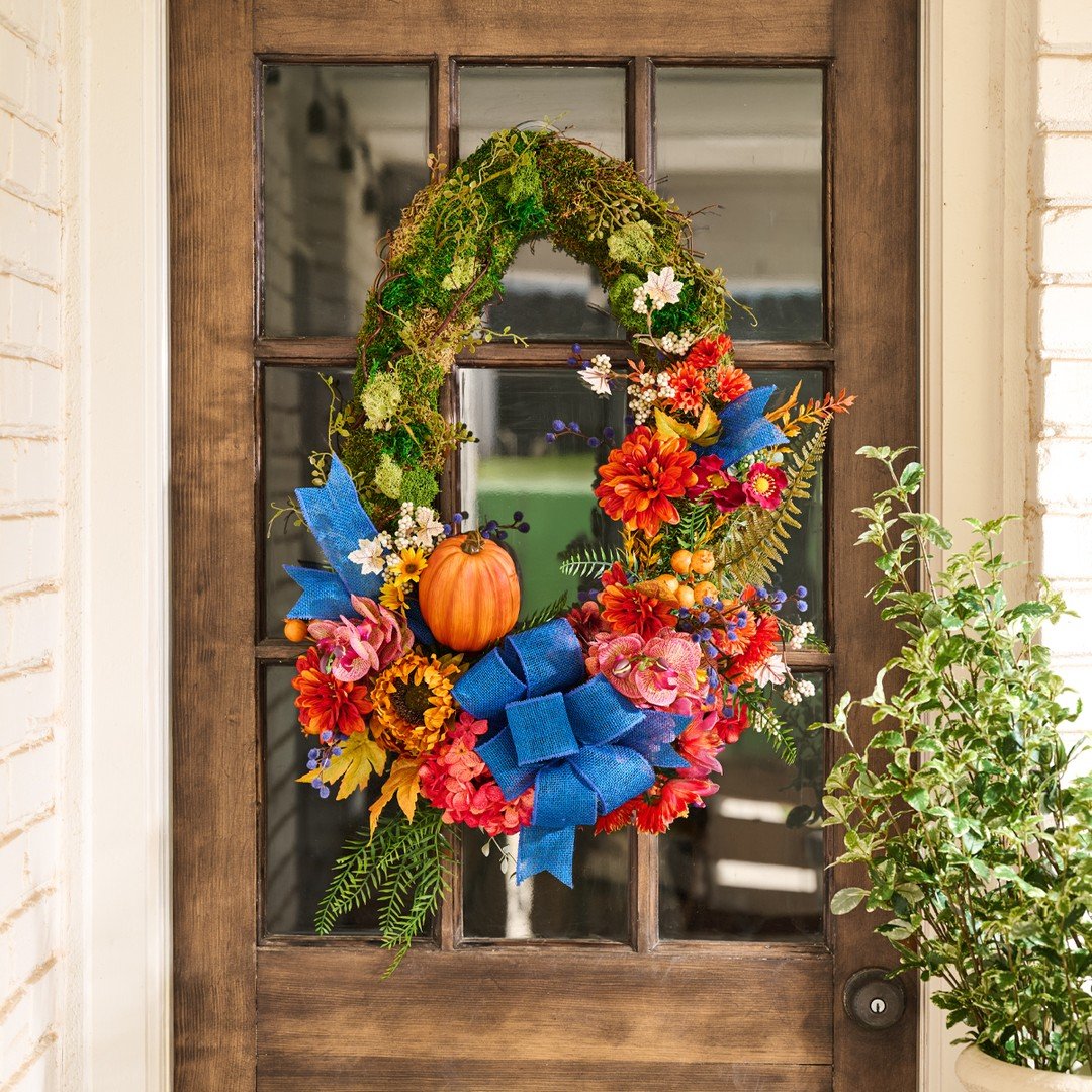 Full Color Harvest Wreath