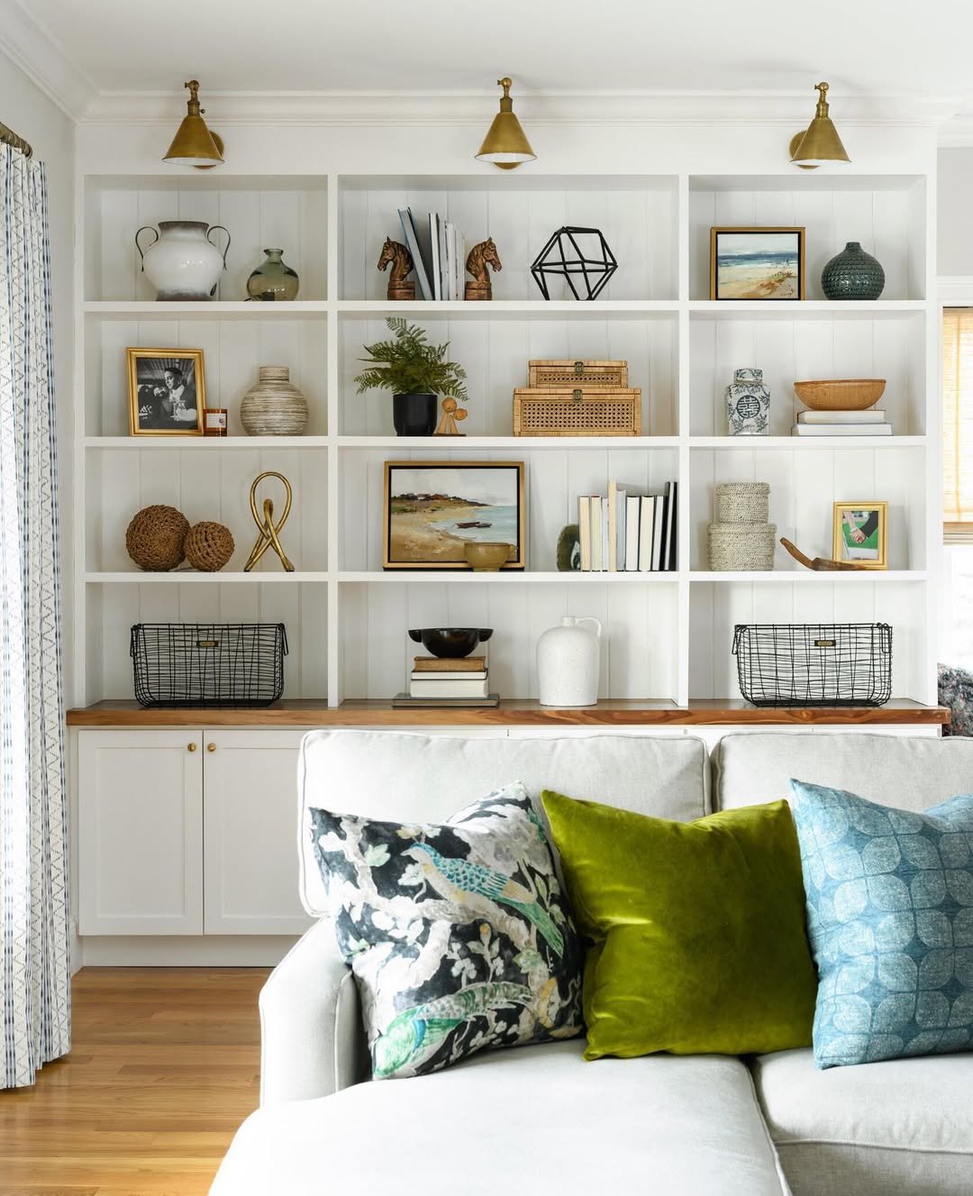 Full Height Library Wall