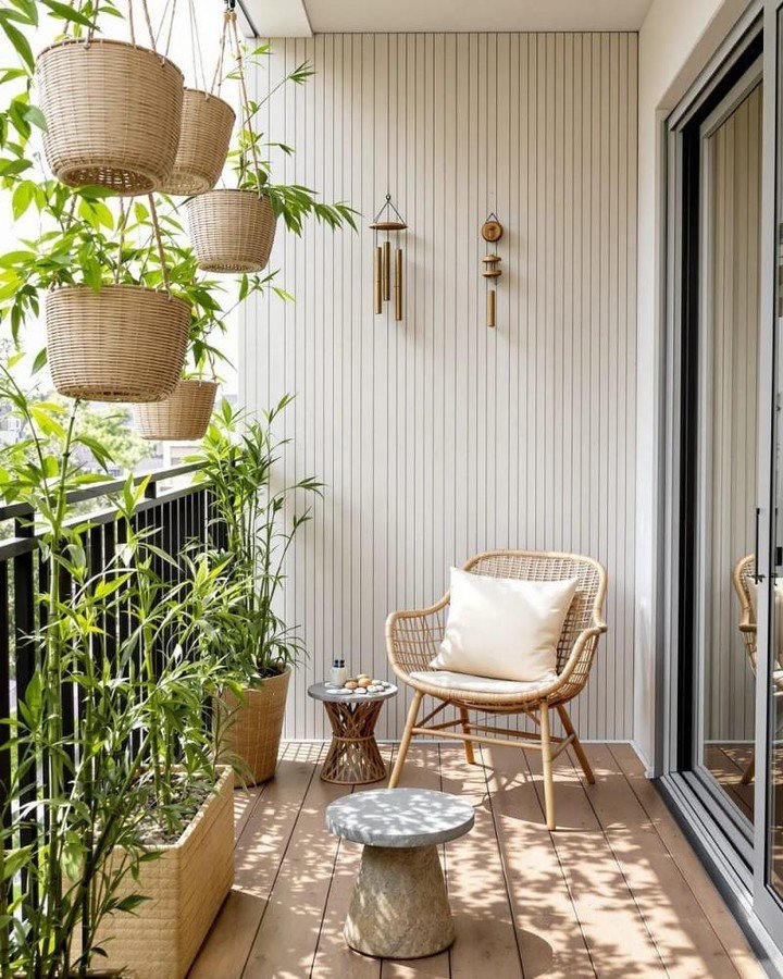 Garden Lounge with Macramé