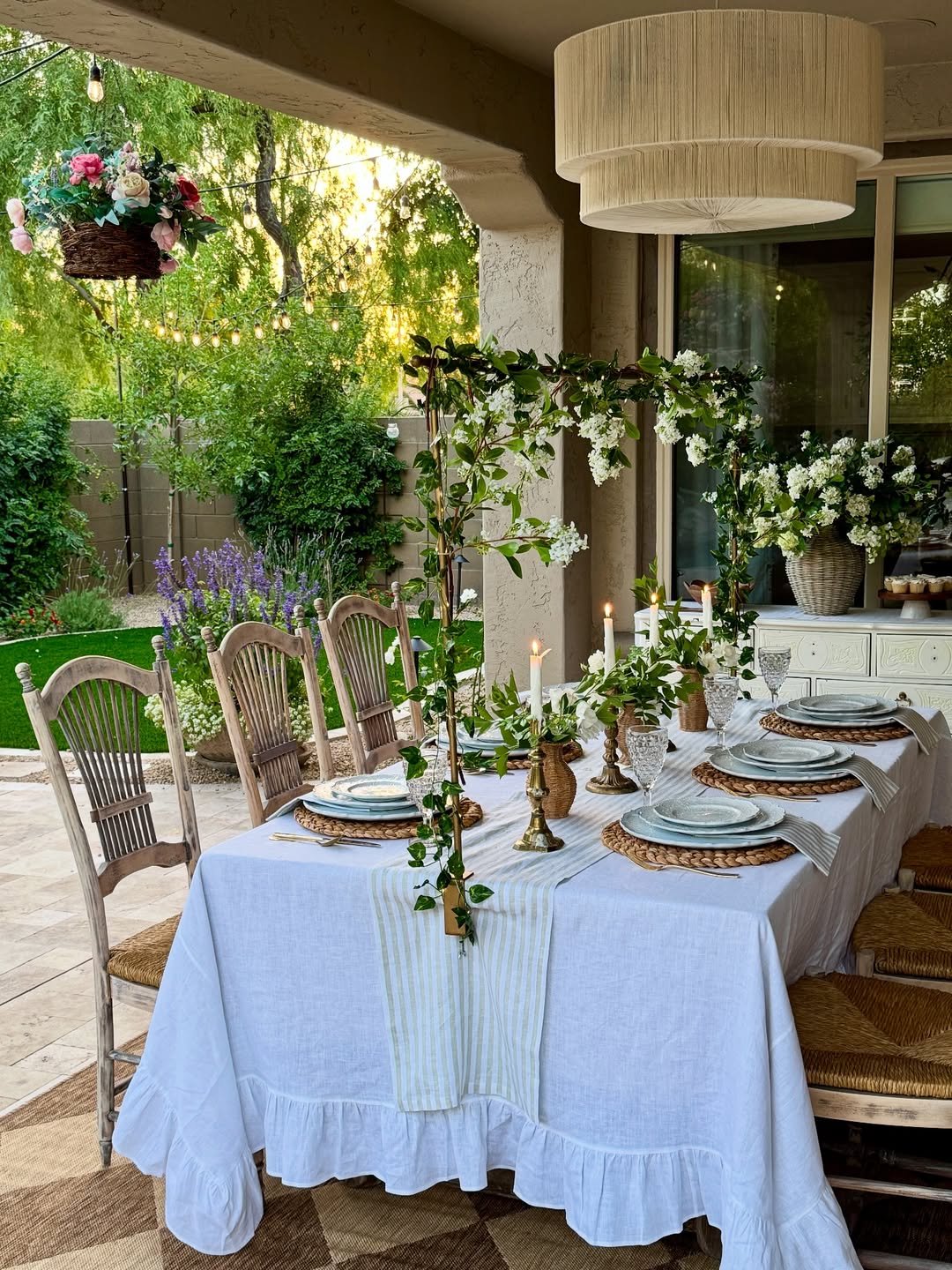 Garden Party Patio Dining for 13