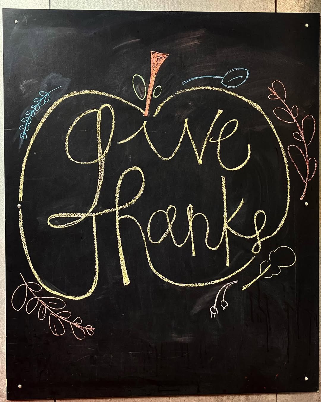 Give Thanks Pumpkin Art